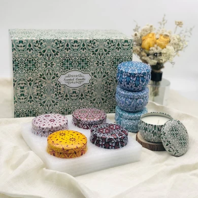 Senmasine 12 stuks kaarsen geurende luxe geschenksets aanpasbaar label aromatherapie sojawas geurkaars
