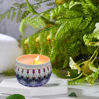 Senmasine 12 Stück Sojawachs DIY Duftkerze Luxus-Geschenksets individuelles Logo Aromatherapie