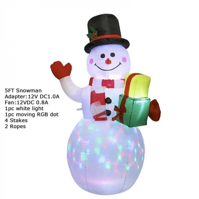 Senmasine 圣诞充气玩具多种款式装饰品小熊圣诞树雪人圣诞老人户外装饰品