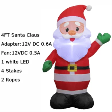 Senmasine Christmas Santa Claus Inflatable Blow Up Xmas Inflatables Decoration Holiday Winter Indoor Outdoor