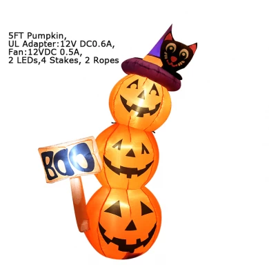 Senmasine Pumpkin Gonfiabili Halloween Built-in Led Blow Up Home Yard Garden Decorazione per interni ed esterni