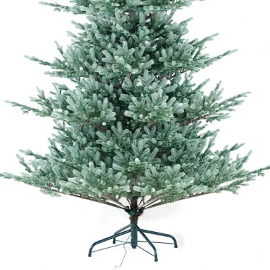 شجرة عيد الميلاد Senmasine بطول 7.5 قدم من البولي إيثيلين بالكامل لتزيين حفلات المنزل والعطلات الخارجية والداخلية 7614 نصيحة