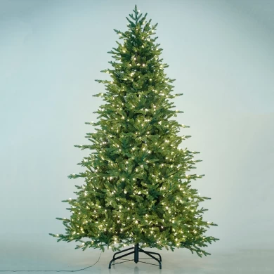 Senmasine 7,5ft kunstmatige PVC Pe-kerstboom voor buiten, binnen, feest, vakantiehuis, kerstfestival, decoratie