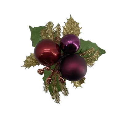 Senmasine sztuczna sosna z brokatowymi liśćmi świąteczna kula Pinecone zimowa dekoracja świąteczna rękodzieło Diy