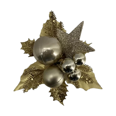 Senmasine Christmas Glitter Pick per composizioni fai da te ghirlande decorazioni per feste di Natale