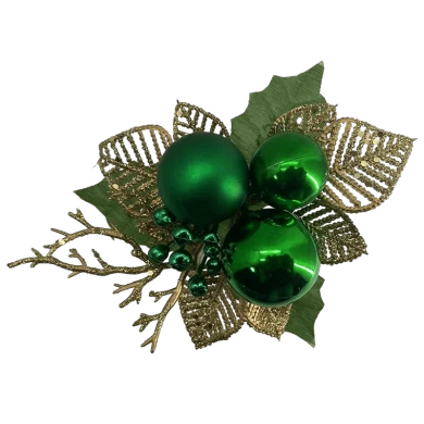 Senmasine クリスマスグリッターピック DIY アレンジメント花輪ホリデークリスマスパーティーの装飾用