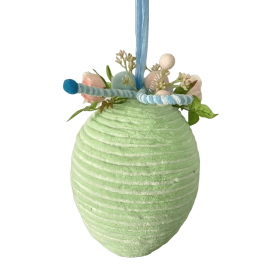 Uova di Pasqua Senmasine per decorazioni da appendere a casa, decorazioni in plastica per uova di grandi dimensioni a molla