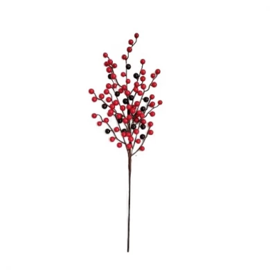 Senmasine Kunstmatige rode bessenprikkers voor kerstboomkrans, vakantiehuisdecoratie