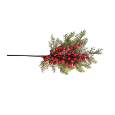 Senmasine Escolhas de frutas vermelhas artificiais para guirlanda de árvore de Natal, decoração de casa de férias
