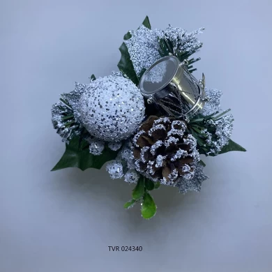 Senmasine - Selecciones de árboles de Navidad blancos para festivales, arreglos de bricolaje, decoración del hogar