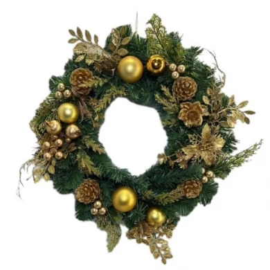 Senmasine 40 cm 50 cm ghirlanda natalizia per porta per festival natalizi invernali da appendere decorativi