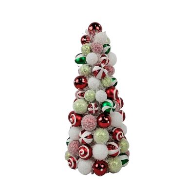 Senmasine 40cm ball conetree for Xmas Party Supplies Home Indoor tabletop Decoration