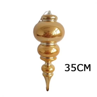 Senmasine-Bola de adornos de calabaza con forma especial para decoración colgante para fiesta de Navidad, adornos de plástico inastillables