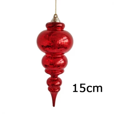 Senmasine boule de boules de gourde de forme spéciale pour décor suspendu de fête de noël ornements en plastique incassables