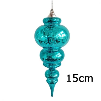 Senmasine 特別な形のひょうたんつまらないボールクリスマスパーティー吊り下げ装飾飛散防止プラスチック装飾品