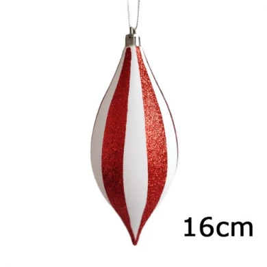 Senmasine Paintings onion baubles ball for hanging decor Special shaped Shatterproof plastic ornaments