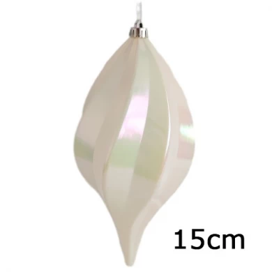 Senmasine-Bola de adornos con forma especial de arcoíris para decoración colgante para fiesta de Navidad, adornos de plástico inastillables