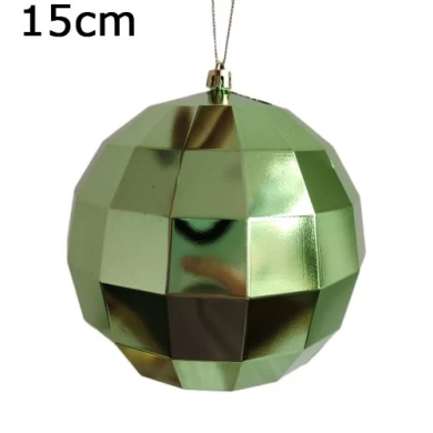 Senmasine – boules de noël personnalisées de 15cm, ornements en plastique incassables, décoration suspendue, boule de forme spéciale