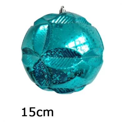 Senmasine 15cm enfeites de natal personalizados, enfeites de plástico inquebráveis, decoração suspensa, bola em formato especial