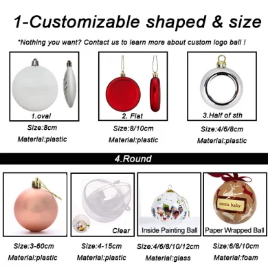 Palla di Natale Senmasine con logo Foto Testo Desideri modello Personalizzazione personalizzata ornamenti pendenti personalizzati regali