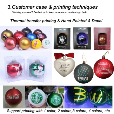 Palla di Natale Senmasine con logo Foto Testo Desideri modello Personalizzazione personalizzata ornamenti pendenti personalizzati regali