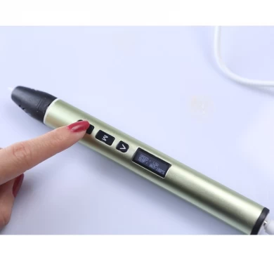 Nouveau stylo 3d en métal mince A3 pour enfants, dessin, peinture, impression métallique à basse température