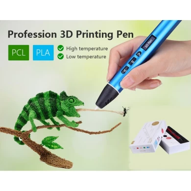Bolígrafo de impresión 3d para niños de metal PLA PCL de alta velocidad continua y rentable con baja temperatura