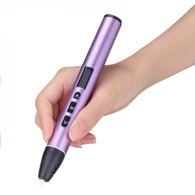 El bolígrafo de dibujo delgado 3D de la mejor calidad se conecta al enchufe del adaptador del banco US/EU/UK/AUS con cable USB