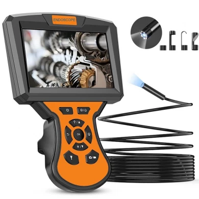 New Model Portable Single Lens Pipe Borescope 5inch Hd Lcd Handheld Video Industrial Inspection Endoscope Camera