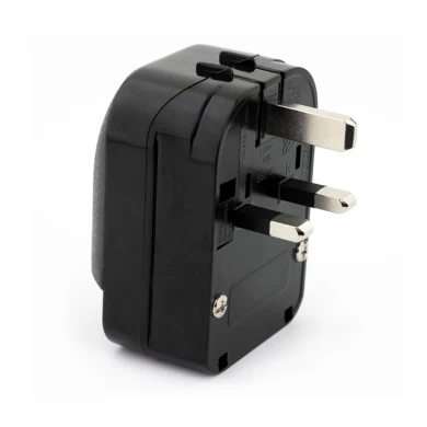 EU Schuko 2 Round Pin to 13A UK Three Pin Converter Travel adapter for European Plug to UK Plug SE-SCP3