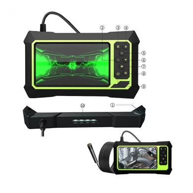 4.3 Inch Screen Endoscope Camera with 5m Cable for Mechanical Pipe Sewer Drain Inspection