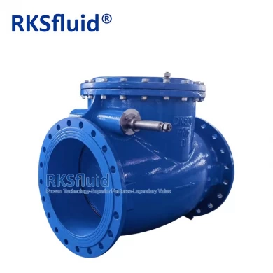 BS5153 DIN3202 F6 Ductile Iron Flange Lever Swing Check Valve PN10 PN16 Check Valve Manufacturers