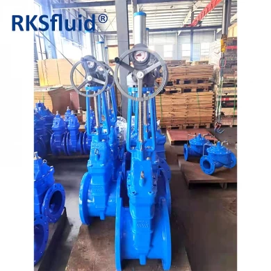 DIN3352 F4 F5 BS5163 Ductile Cast Iron Resilient Seated Flange Gate Valve 4 Inch 6 Inch for Water