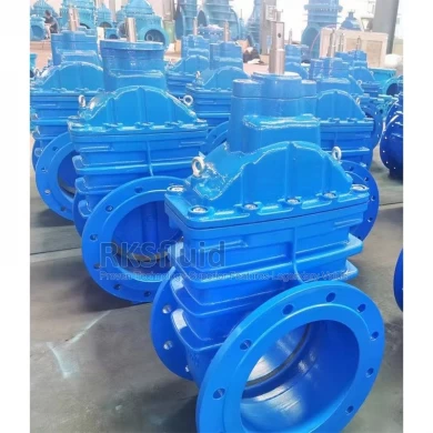 BS5163 Ductile Iron Metal Seated Sewage Flange Gate Valve PN16 300mm with Prices