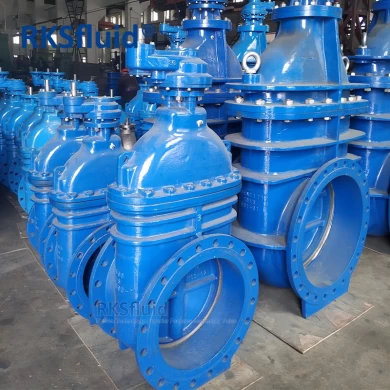 Vanne à vanne à siège métallique en fonte ductile, BS5163 DIN F4 F5 DN125, 300mm, avec prix pour application d'approvisionnement en eau