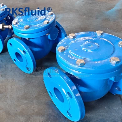 BS5153 12inch ductile iron Flanged check valves swing type dn50 dn150 dn300 pn16