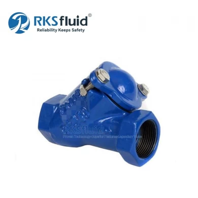 Válvula de retención de bola de hierro dúctil DIN3202 F6 roscada dn25 dn40 en aguas residuales