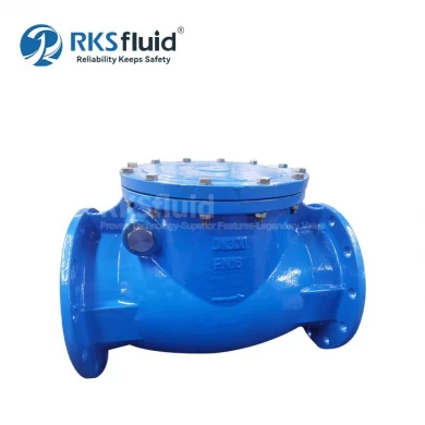 ANSI 6 inch 8 inch ductile iron stainless steel swing wafer check valve