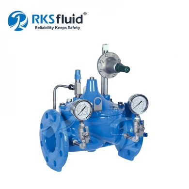 Pressure sustaining relief valve ductile iron hydraulic water control valve dn100 dn150