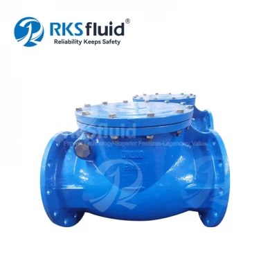 Factory Manufactured 12 inch dn300 dn450 Ductile Iron Wafer Swing Check Valve for Water