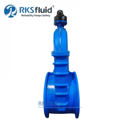 Válvula de compuerta asentada resistente del arrabio de la válvula del agua del estruendo F4 F5 dn100 dn150 dn200 para el sistema de agua