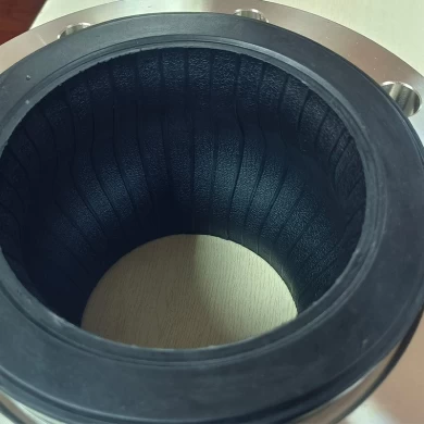 Acid Alkali Resistance Galvanized Carbon Steel JIS 10K Flange Type Flexible Bellows EPDM Soft Rubber Expansion Joint