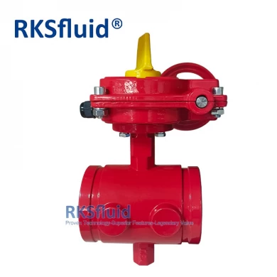 Factory Supply DN100 4inch Fire Fighting Fire Hydrant Grooved Manual Butterfly Valve