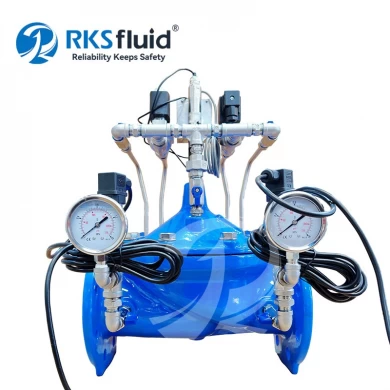 K660 ductile iron dual solenoid control valve DN200 DN450 control valve price manufacturer