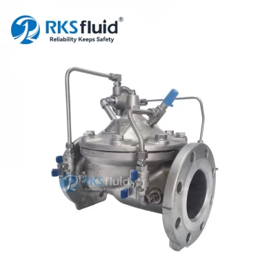 Valve Customized DN65 DN100 EPDM Seated Stainless Steels Float Control Valve PN16 PN25 for Water Treatment