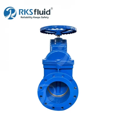 BS5163 Ductile iron DN100 DN200 DN500 Metal Seated Flange Gate Valve customizable Price