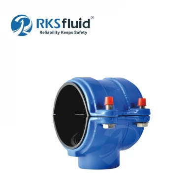 Chinese Valve Manufacturer Price Ductile Iron Tapping Saddles PN16 Customizable for PVC and PE Pipes