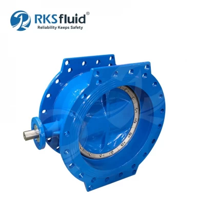 Athena Series EN558 13 Series 14 Series DN350-DN1800 Ductile Cast Iron Double Eccentric Flanged Butterfly Valve