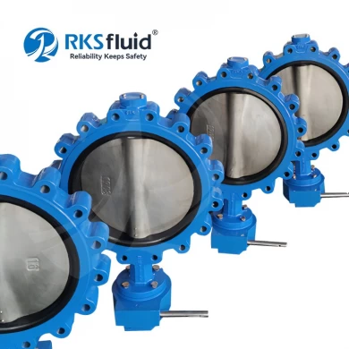 Hydra Series Resilient Seat Cast Iron EPDM Seat Lug Type Butterfly Valve DN200 DN300 DN350 Price List