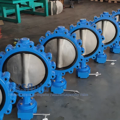 Hydra Series Resilient Seat Cast Iron EPDM Seat Lug Type Butterfly Valve DN200 DN300 DN350 Price List